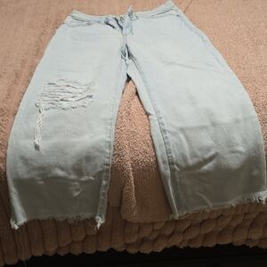 Light Blue Distressed Jeans